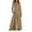#241-Khaki, variant on AUNVITO Women's Wide Leg Jumpsuit Loose Fit with Zipper Front Casual and Comfortable