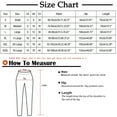 thumbnail image 2 of Womens Capri Leggings Pants Clearance Clothes Under $5.00 Casual Stretch Athletic Workout Yoga Pants High Waist Slim Fit Trousers, 2 of 7