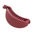 thumbnail image 2 of sunsanly Hair Barrette Banana Shape Candy Colors with Teeth Solid Color Anti-slip Hair Decoration Smooth Edge Large Size Hair Claw Hair Accessories, 2 of 8