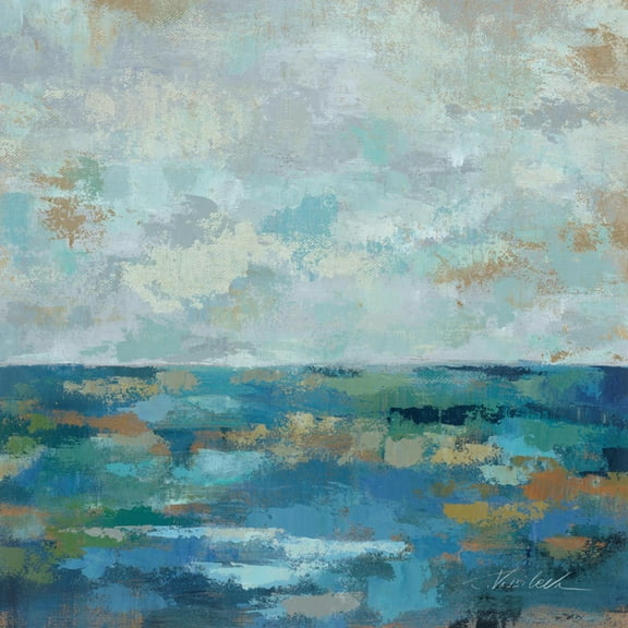 Art.com Seascape Sketches I Art Print by Silvia Vassileva, 16" x 16"