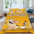 thumbnail image 2 of Vaca y Pollo Conjunto de sábanas temático, trío de piezas, cómodo y amigable con la piel, diseño único, regalo de decoración para el hogar para familiares, amigos y fans,135cm *200cm, 2 of 6