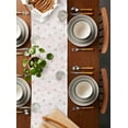 thumbnail image 4 of Table Runner Dresser Scarf 13 x 90 Inch Seahorse Coral Shell Starfish Ocean Wave Red Table Runners Non-Slip Heat Kitchen Dining Table Decor for Indoor Outdoor Home Party Decoration, 4 of 7