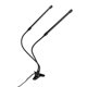 thumbnail image 2 of Lámpara de cultivo de plantas con clip, luz de cultivo de plantas de doble cabezal, lámpara LED de cultivo de plantas, funcionalidad de alta precisión, 2 of 8