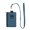 Dark Blue, variant on Jingswick Travel Wallet with Lanyard, Minimalist Zipper Small Wallet with ID Card Holder, Keychain for women&men ID, Cash, Keys(Dark Gray)