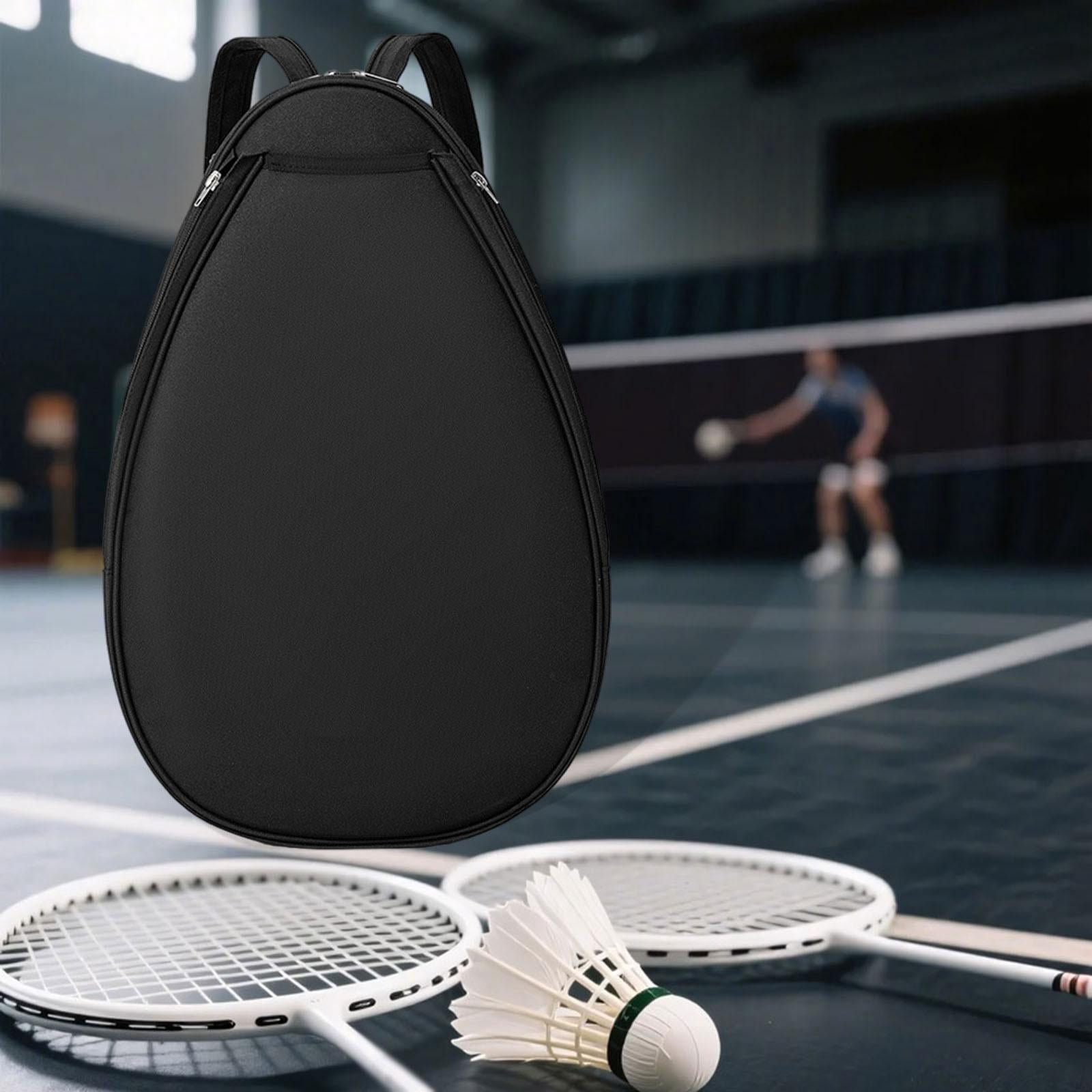 Tennis Bag Backpack Racket Carrier Water Resistant Oxford Fabric for Men Women Pickleball Court Use