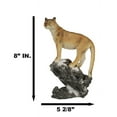 thumbnail image 2 of Pacific Giftware Realistic Big Cat Cougar on Rock Resin Figurine Statue, 2 of 10