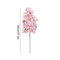 thumbnail image 3 of Rama de flores artificiales para decoración de jarrones en el hogar: adorno de planta artificial de plástico para bodas, hoteles o arreglos de mesa en interiores., 3 of 6