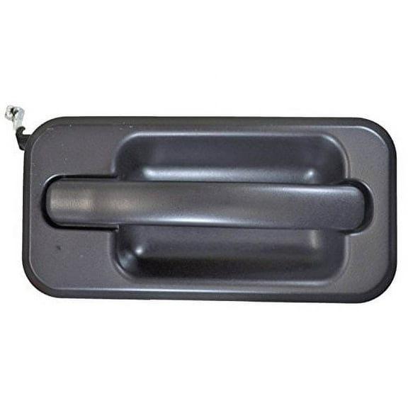 PT Auto Warehouse GM-3951A-FRK - Exterior Outer Outside Door Handle, Textured Black - Passenger Side Front Fits select: 2003-2005 HUMMER H2, 2006 HUMMER H2 SUT