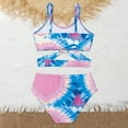 thumbnail image 4 of Utlike Girls Swimwear Swimsuit Bikini Piece Bikini Teenager Adjustable Shoulder Straps Swimsuits Children Cute Beach Bathing Suit For Sweet Girls Size 10 Years-11 Years, 4 of 4