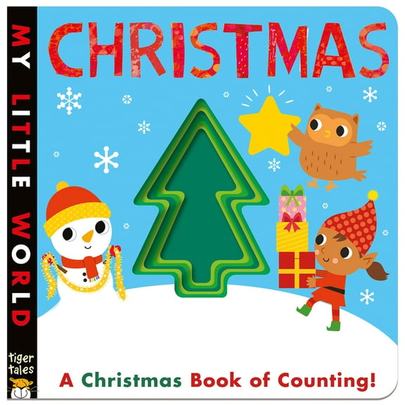 My Little World Christmas: A Peek-Through Christmas Book of Counting, (Board Book)