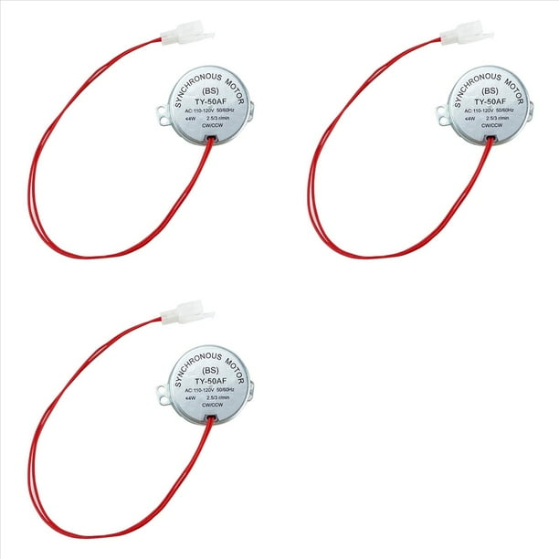 3X Motor de Automático de Huevos para Incubadora, Motor Síncrono de 12V y 110V, Accesorios para Incubadora