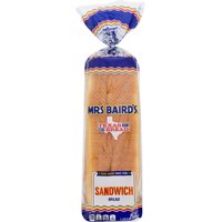 Mrs Baird's Sandwich White Bread 24 oz