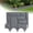 ZZ-Dark Grey, variant on 1Pcs Black Imitation Stone Garden Fence Wall Block Faux Stone Edging for Landscaping,10x8.6 Inch Garden Border Landscape Edging Blocks Garden Plastic Fence for Flower Bed Patio Lawn Path Walkway