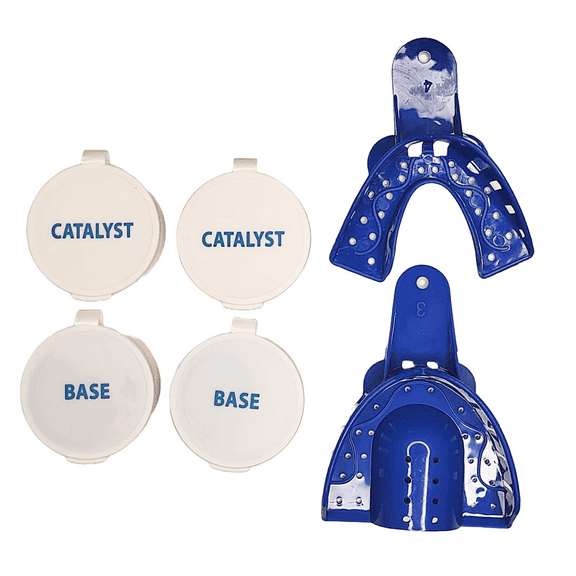 Impression Dental Mold Kit for Teeth - Retainer, Crown, Caps, Grillz, Putty - Everything Included