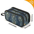 thumbnail image 4 of FORMRS Pencil Case with 3 Compartments Zipper Pouch, Elementary School Level and up, Shadowy Forest Pattern, 4 of 8