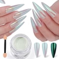 thumbnail image 1 of Polvo para uñas Chrome Moonlight White Aurora de editTime, 1 of 8
