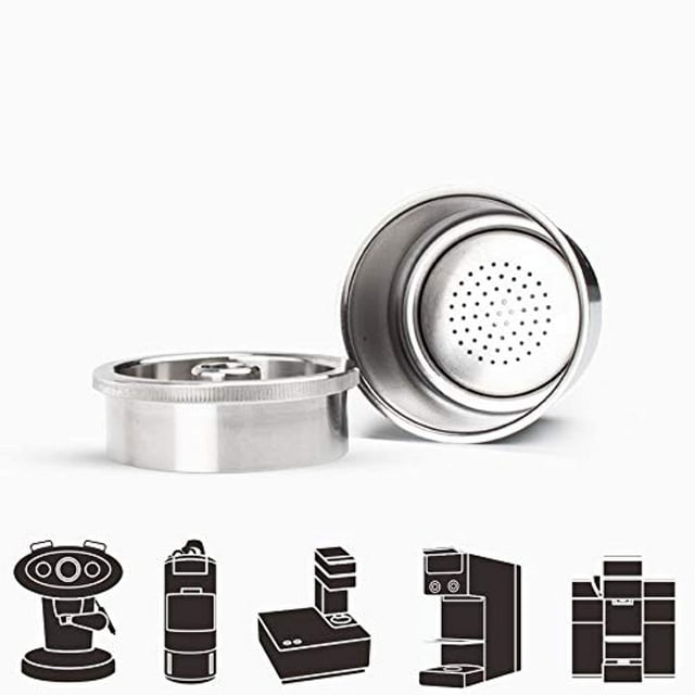 CAPSULONE capsule de Café Rechargeable Réutilisable capsule IperPressp Dosette Filtre à Café Compatible avec illy X1 X7 X9 Y1 Y3 Y5 Y9 machine