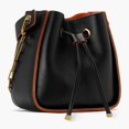 thumbnail image 1 of ziyahi Leather Drawstring Replacement Strap for Bucket Bag Handbag Coffee, 1 of 9