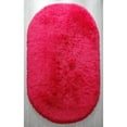thumbnail image 2 of Manhattan Polyester Shag Area Rug Pink 5'2'' X 7'5'' Oval 5' x 8' Pink Oval, 2 of 5