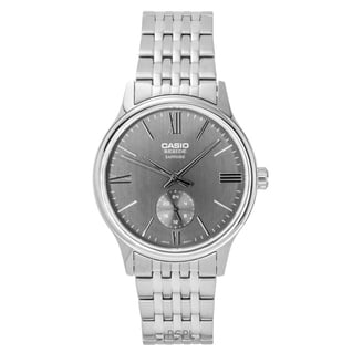 Casio Men's Standard Analog Quartz Watch with Moon Phase, Black