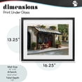 thumbnail image 4 of Stupell Industries Traditional Charming Sidewalk Cafe Tables Black Framed Print Under Glass, 16 x 13, by Nan, 4 of 8