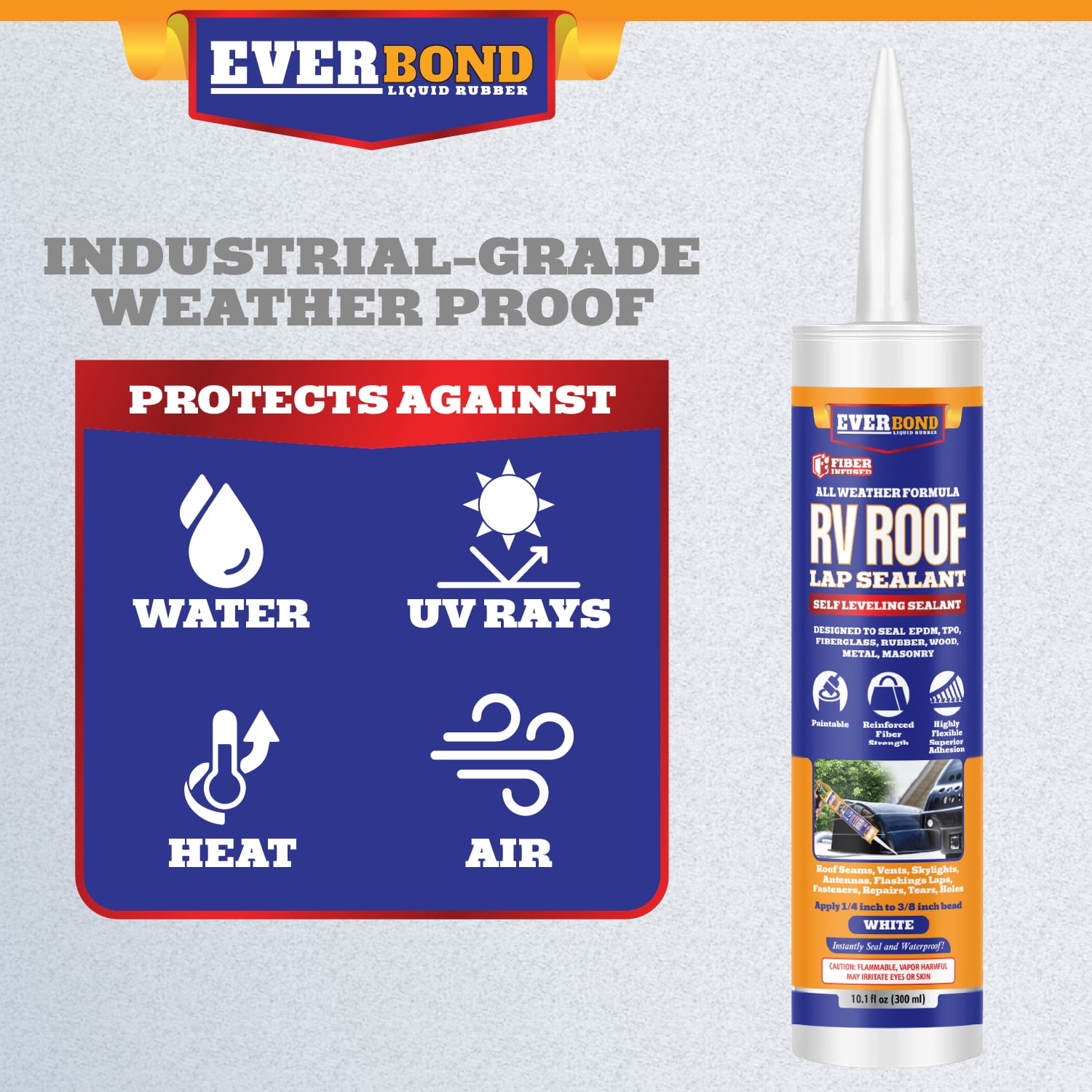 Everbond RV Roof Sealant 10.1 OZ - White