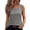 Gray Top, variant on YUGYXL Womens Tank Tops Button Spring Summer Sleeveless Tee Henley Shirt Square Neck Basic Outfits Clothes Pink Top XXL