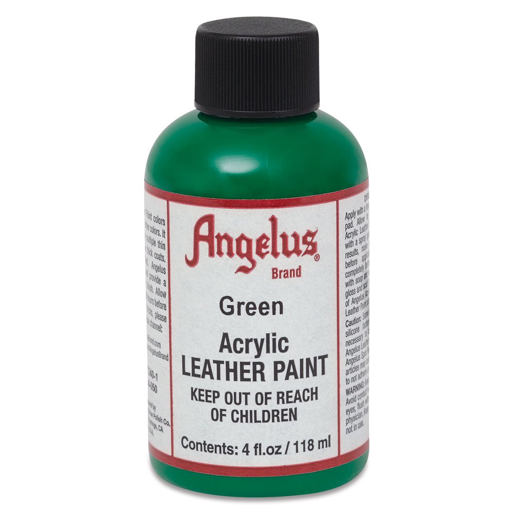 Angelus® Acrylic Leather Paint, 4 oz., Green