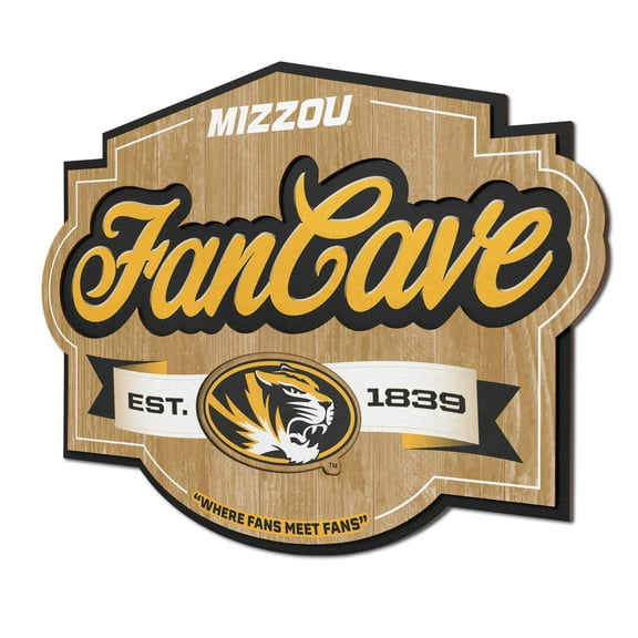 YouTheFan NCAA Missouri Tigers Fan Cave Sign