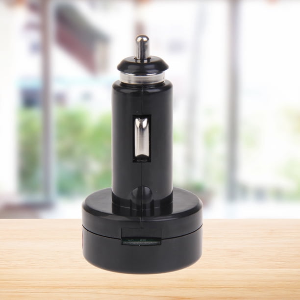 Df-01-V Cargador De Encendedor De Cigarrillos Con Voltímetro Para Automóvil Pantalla Digital Azul