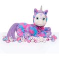 thumbnail image 1 of JP Puppy Surprise Licorne Momie avec 3 à 5 Bébés Surprise - Jouet en Tissu Doux et Câlin pour 3 Ans et Plus, 1 of 1