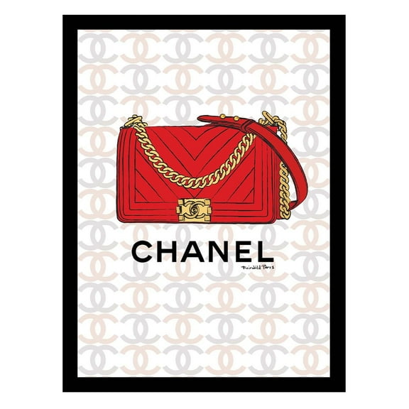 High Fashion Designer Handbag Framed Print