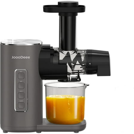 

Slow Juicer Masticating Juicer Machine Slow Juice Extractor with Reverse Function Cold Press Extractor with Low Working Sound Easy to Assemble and Clean No Brush Needed Less Time Cleaning Juicer