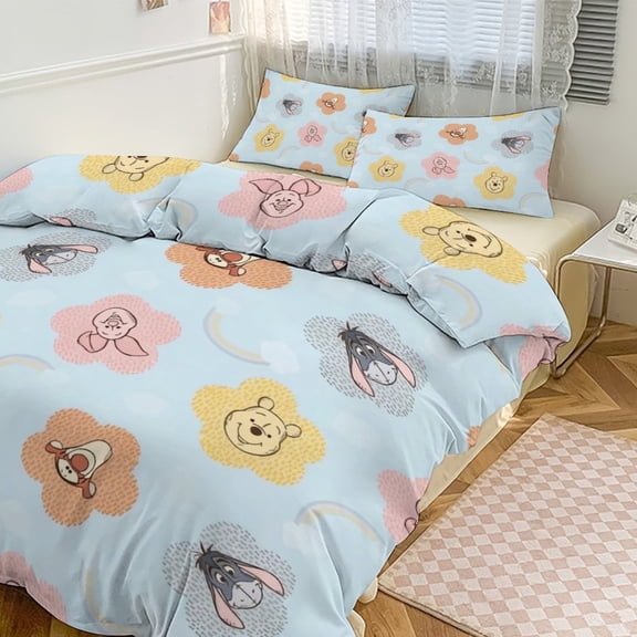 Winnie The Pooh 3-piece Twin bedding set, soft and skin-friendly for girls