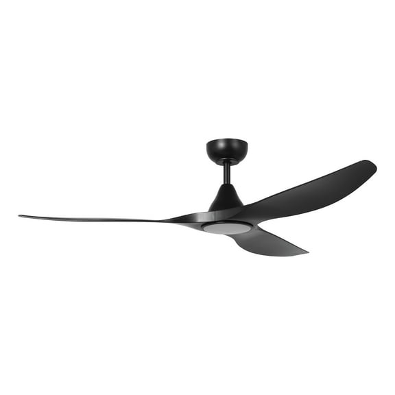 Eglo 235112-6002A Surfline 60" 3 Blade Indoor Led Ceiling Fan - Black