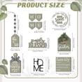 thumbnail image 4 of Janrevotw Summer Tray Decorations Home Tiered Tray Decorations Summer Wooden Logos Rural Farmhouse Decorations Farmhouse Garland Party Decorations, 4 of 4