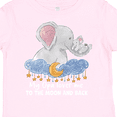 thumbnail image 4 of Inktastic My Opa Loves me to the Moon and Back Elephant Family Boys or Girls Toddler T-Shirt, 4 of 5