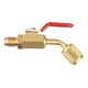 thumbnail image 1 of Adaptador de seguridad macho de 1/4" para aire acondicionado, válvula de bola, adaptador de líquido para refrigeración Rojo, 1 of 9