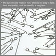 thumbnail image 5 of 500Pcs Eye Pins Jewelry Findings Eye Pins 50mm Iron Eye Pins for Jewelry Making 21 Gauge Dark Gray, 5 of 6
