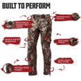 thumbnail image 6 of Badlands Men's Rise Pants Hunting Ultra-Quiet Water & Wind Resistant Lightweight, 6 of 6
