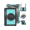 thumbnail image 1 of For Samsung Galaxy Tab S9 Ultra / S8 Ultra 14.6 inch Case with S Pen Holder Rugged Shockproof Protective Cover with Rotating Stand and & Shoulder Strap, Stylus Pen, 1 of 7