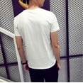 thumbnail image 3 of Qiopertar Liquidation à Moins de 5$ T-shirt Slim à Manches Courtes pour Hommes, Col Rond, Offres d'Accès Anticipé, 3 of 5