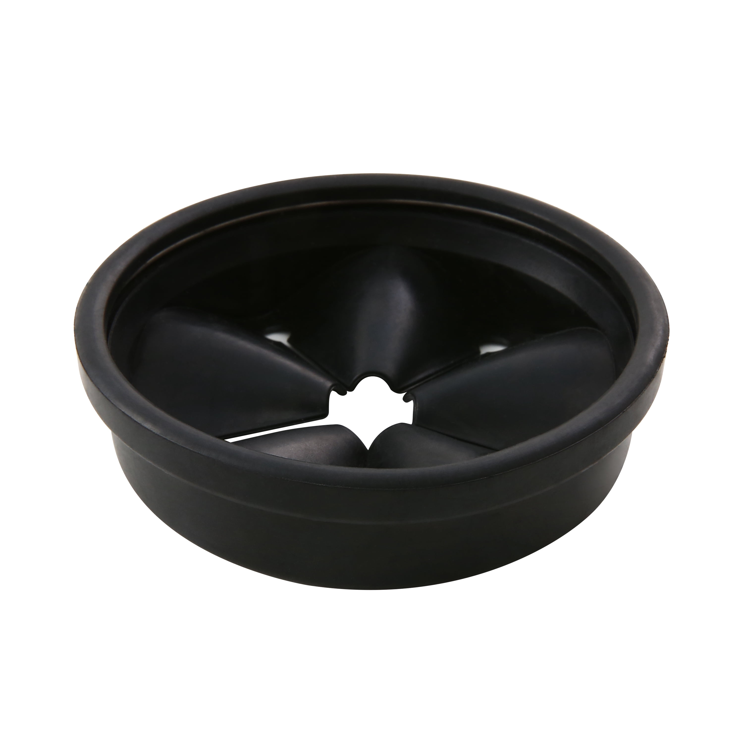 Mainstays Black Rubber Universal Sink Splash Guard for Garbage Disposals