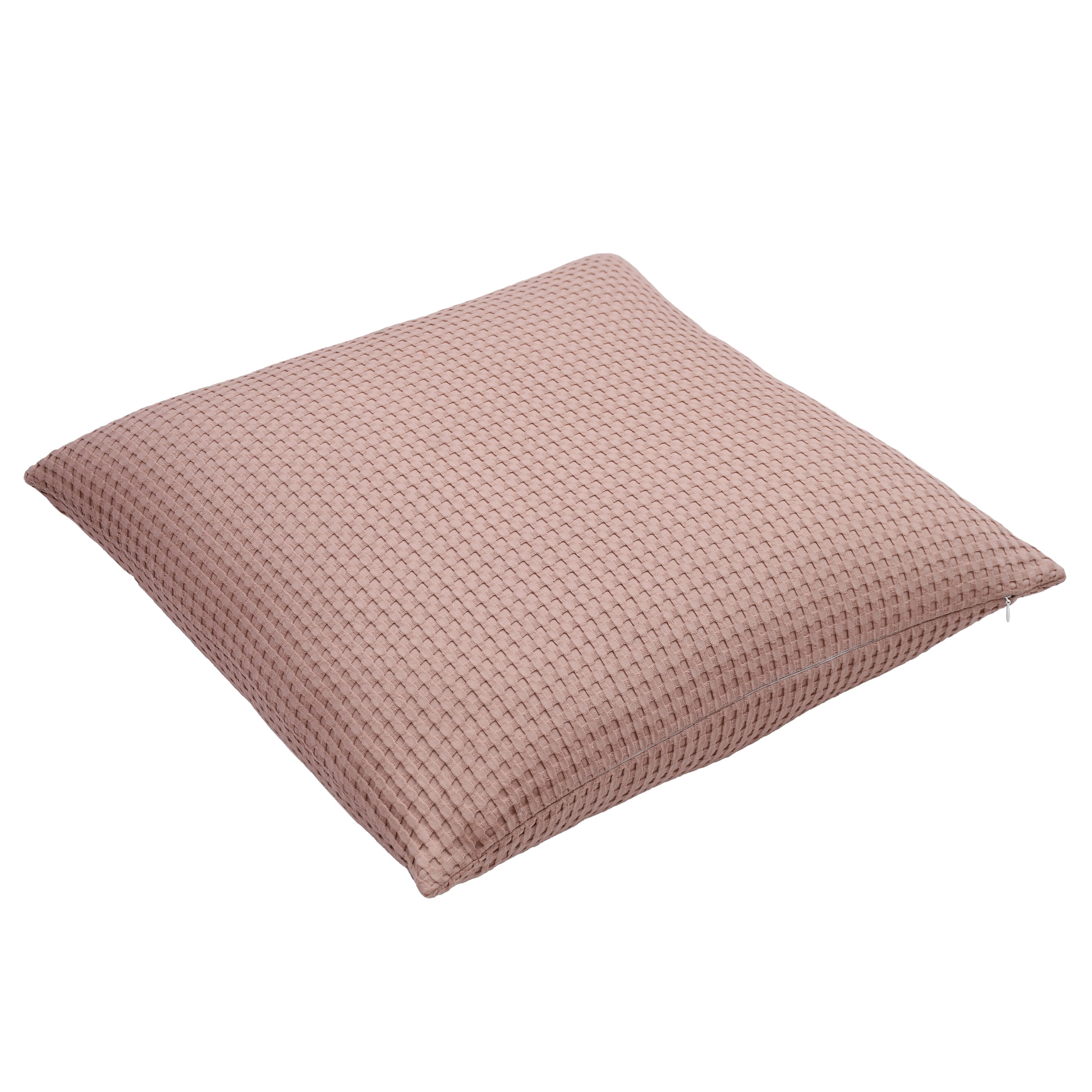 Mainstays Waffle Pillow Cover, 22" X 22", 2 pack, Teddy Bear