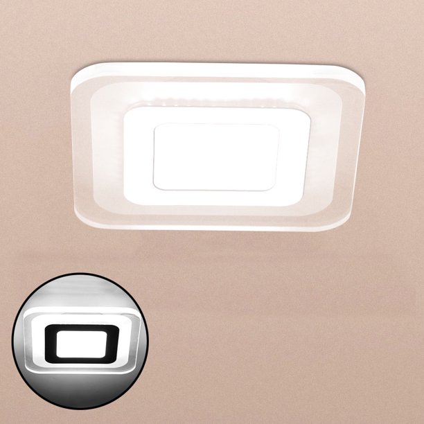 Moderna Lámpara De Techo Cuadrada Ultrafina De 16W Led Para Dormitorio, Sala De Estar Y Oficina seitruly HA024259-02