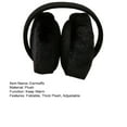 thumbnail image 4 of ievspot Women Winter Earmuffs Thick Plush Ear Protection Adjustable Length Foldable Commuting Outdoor Skiing Headband Earmuffs, 4 of 8