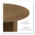 thumbnail image 4 of Alera Valencia Round Conference Table with Legs, 42" Diameter x 29.5h, Modern Walnut, 4 of 8