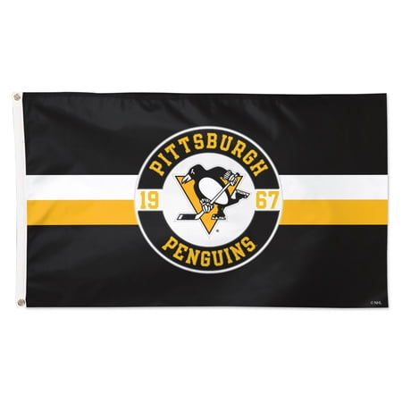 WinCraft Pittsburgh Penguins 3 x 5 Applique Flag