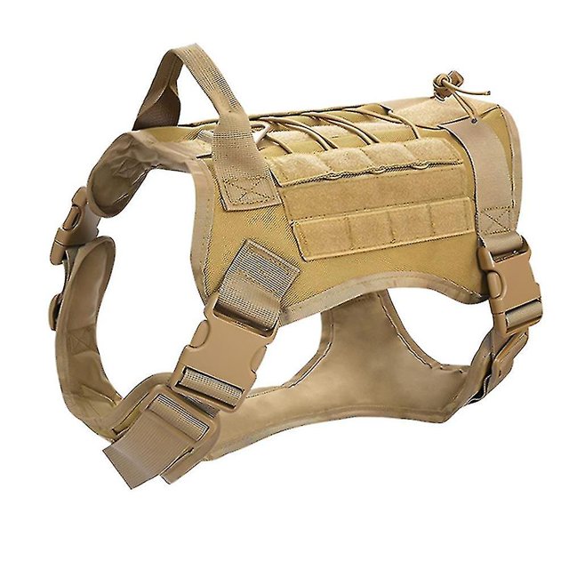Arnés táctico para perros sin tirones, arnés militar reflectante para perros con asa, chaleco para perros de servicio para entrenamiento, chaleco ajustable para mascotas de trabajo