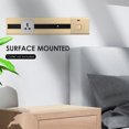 thumbnail image 3 of Removable Electrical Outlet Track System Surface Mounted Power Track System Movable Wall Outlet Extender Wireless Power Strip Sliding Rail Cables Management Compartment for Home Improvement, 3 of 7